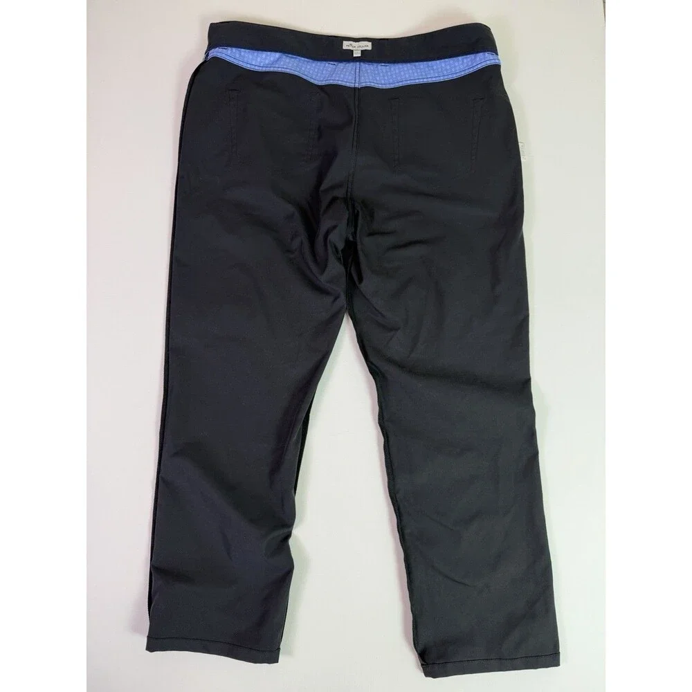Peter Millar EB66 Performance Five-Pocker Pants Men's 38x34 Black Twill Golf
